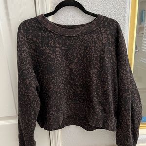 Cropped perfectly oversized crew size 10